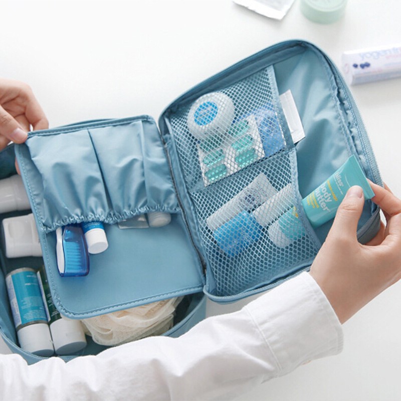 Korean version travel large-capacity second-generation toiletry bag, makeup bag, storage bag, multi-functional travel storage small bag details Picture