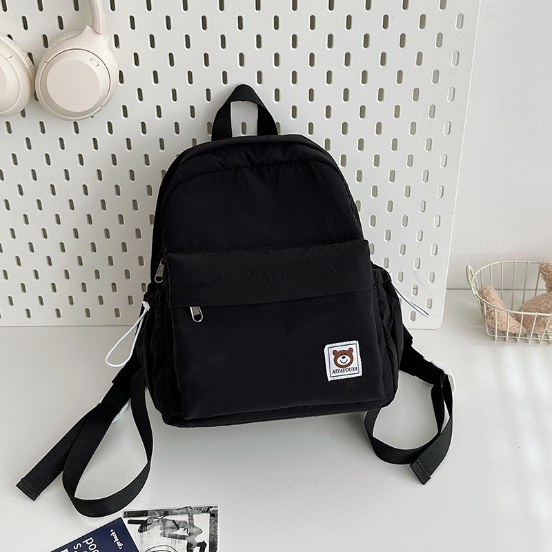 New school bag for primary school students, children's spring outing backpack, girls' outdoor lightweight travel backpack, large-capacity study tour bag details Picture