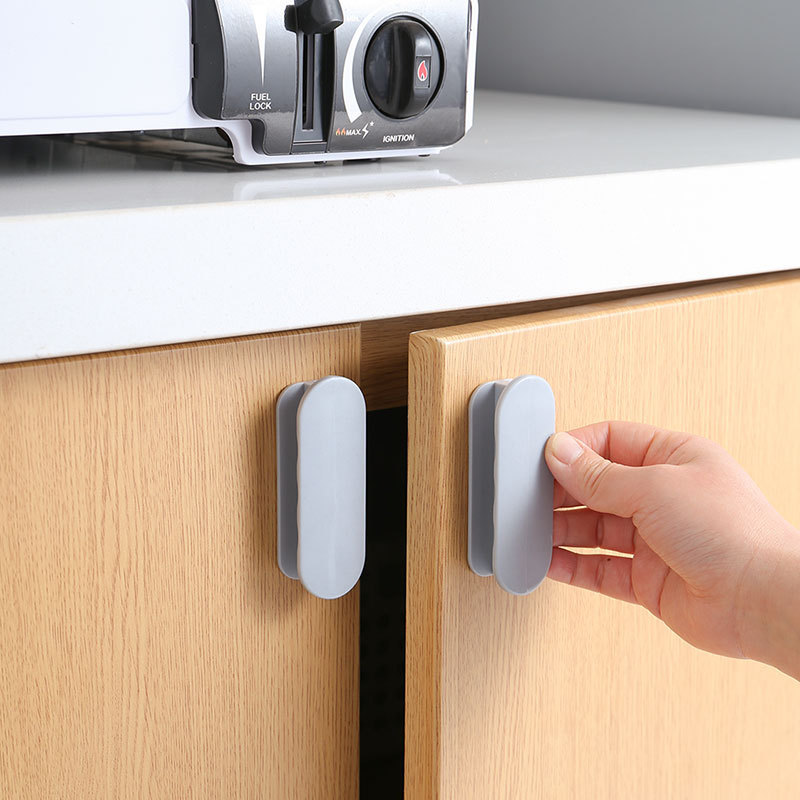 1146 non-drilling window handles, 2 cabinet handles, toilet lid lifters, labor-saving auxiliary handles full figure