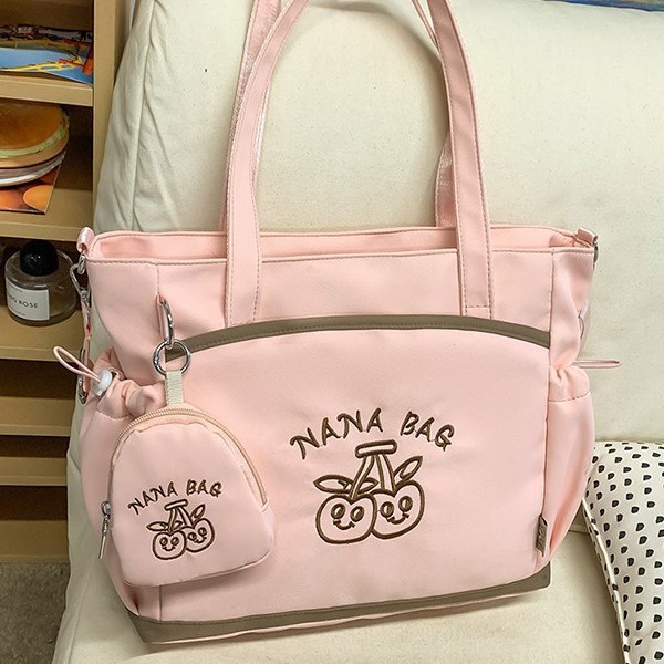High appearance level, trendy multi-functional bag, large-capacity schoolbag for female students, versatile single-shoulder crossbody bag, and book bag Specification drawing