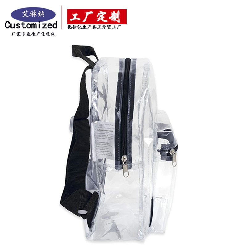 The cross-border Amazon transparent backpack stadium has approved the processing and customization of portable small schoolbags for men and women in outdoor sports Application Scenario