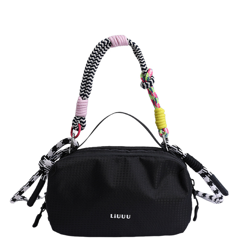 New Summer 2025 personalized canvas bags, commuter crossbody bags, trendy sports single-shoulder bags, hiking small crossbody bags, women's bags Item Picture