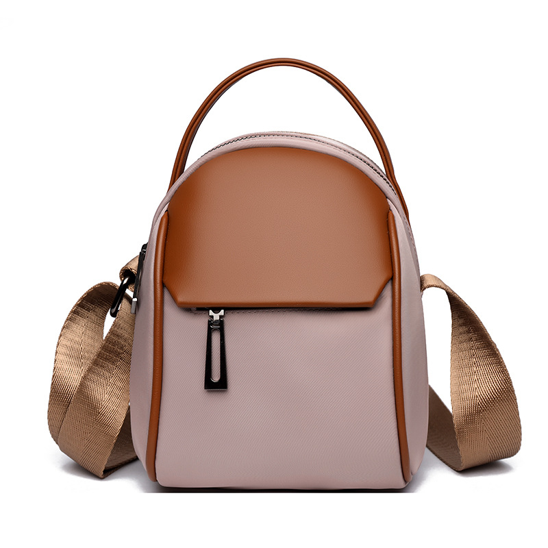 Simple and versatile small handbag, women's bag, small and fashionable phone bag, crossbody bag, simple and color-blocking versatile small bag, single-shoulder Item Picture