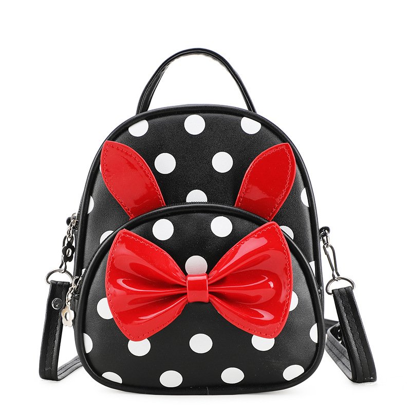 2019 New children's mini backpack, cartoon cute rabbit bow, single-shoulder crossbody bag, princess backpack Item Picture