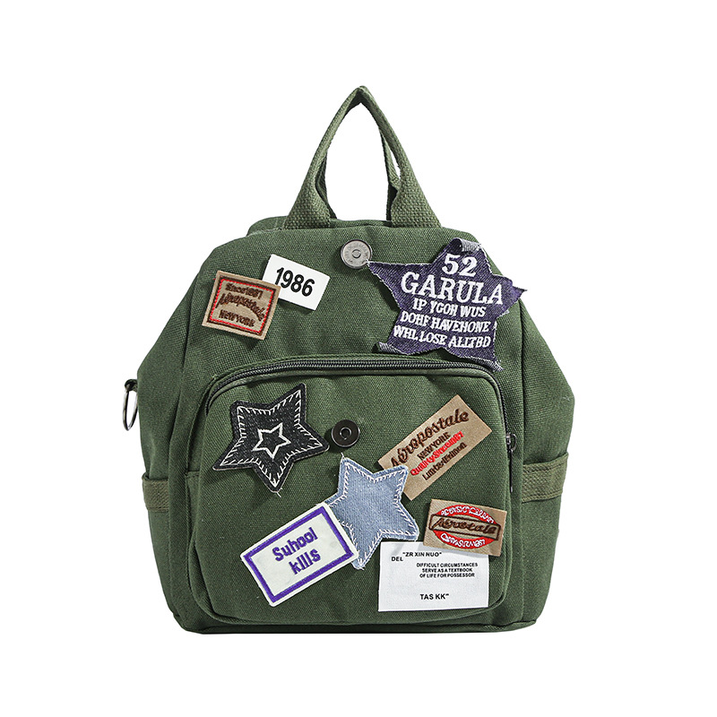 Hot girl retro commuter bag, stylish, high appearance level, versatile schoolbag, new autumn/winter 2024 crossbody bag, Japanese-style backpack Item Picture
