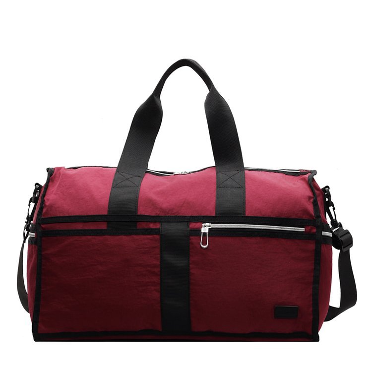 New lightweight travel bag for casual outings, cross-border large-capacity fashionable fitness bag, outdoor camping and photography storage bag Item Picture
