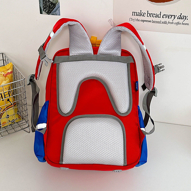 New schoolbag for primary school students from grades one, two to three and five, Korean-style cute dinosaur, high-quality lightweight backpack Specification drawing