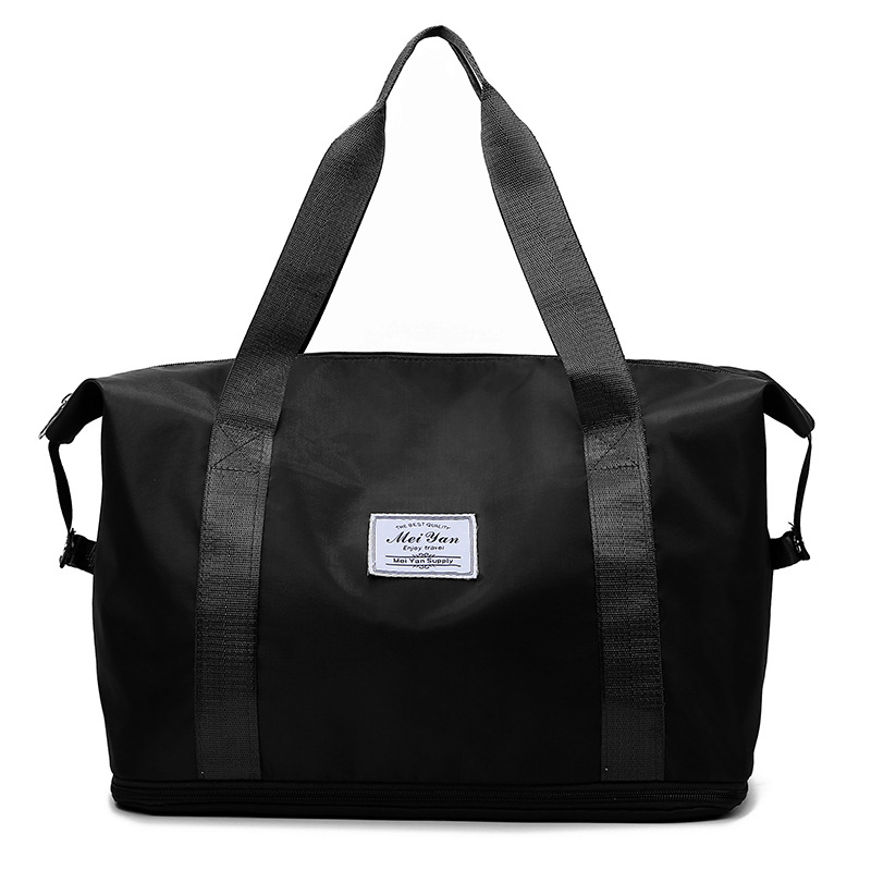 A new dry-wet separated luggage bag and a large-capacity multi-functional portable fitness bag that can be stored in a suitcase with a pull handle Application Scenario