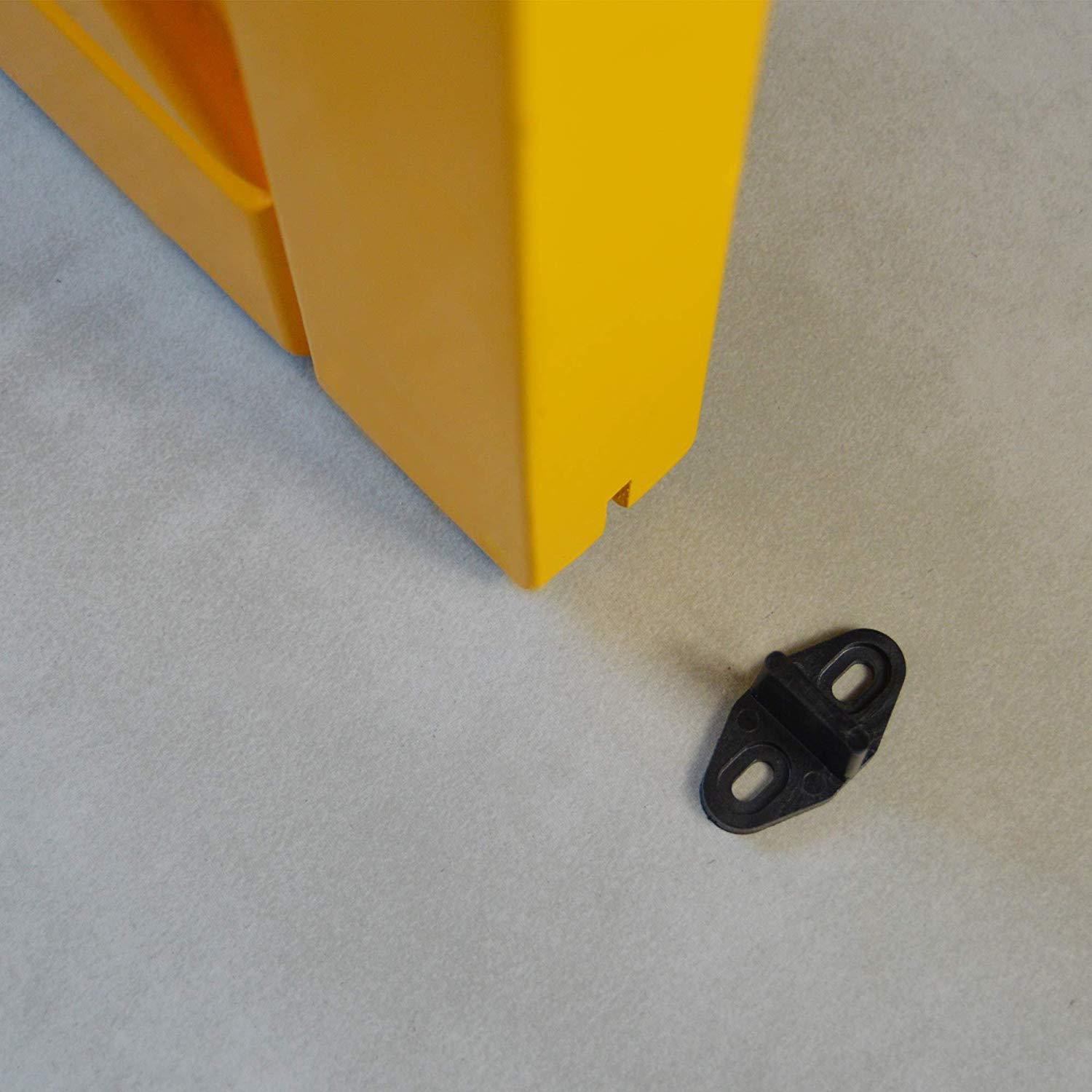 Sliding door stop, straight slot door limit, Sai Gang POM material, barn door hanging rail accessories, wooden door stop Item Picture