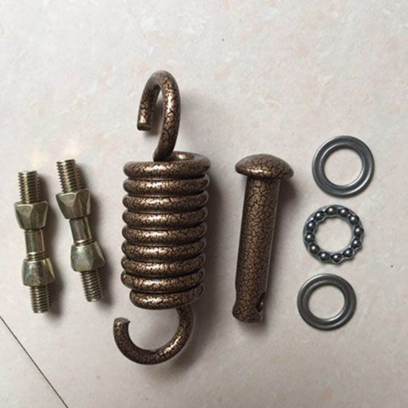 Hanging chair accessories, spring hooks, pins, mufflers, basket hooks, basket accessories, silencing bearings, double cradle screws details Picture