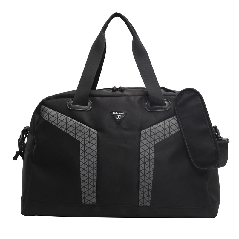 Simple dry-wet separation casual short travel bag, large-capacity lightweight single-shoulder crossbody bag, sports and fitness handbag Item Picture