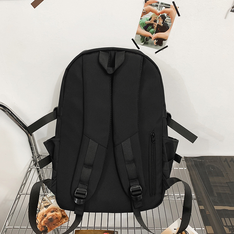 Men's casual and simple backpack, a backpack for junior and senior high school students, Japanese-style lightweight and large-capacity college students, a versatile schoolbag Application Scenario
