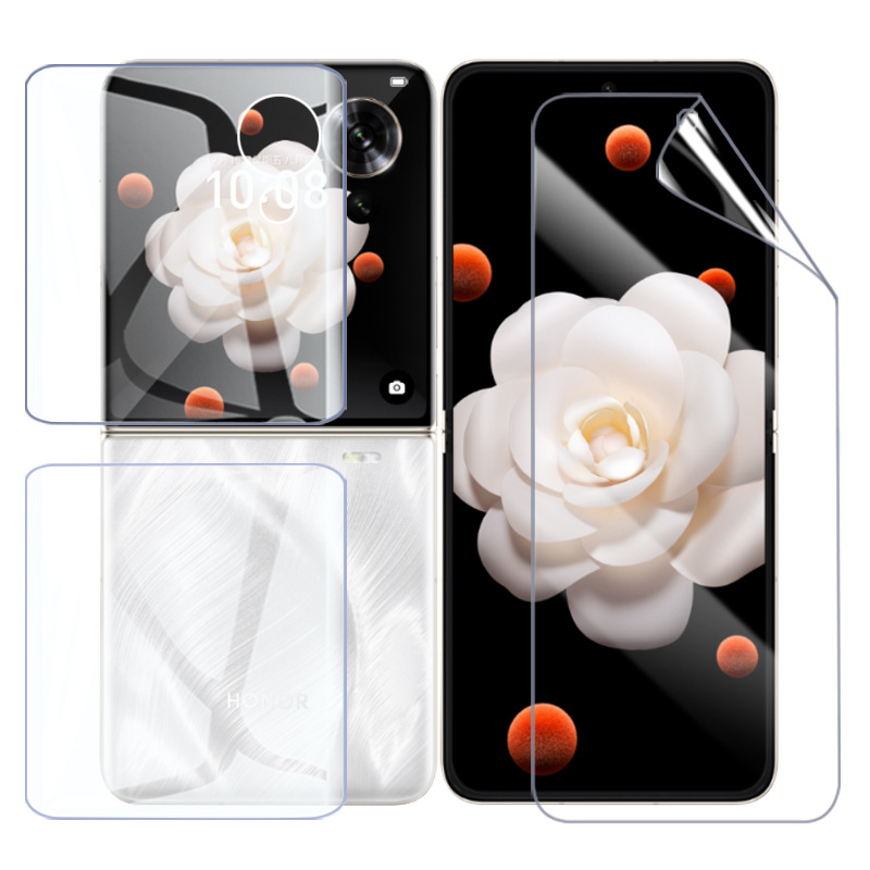 HONOR Magic Vflip protective film, high-definition invisible water condensation film, foldable phone film, front and back, inner and outer soft film Item Picture