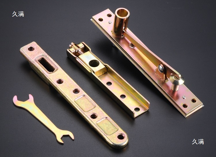 360-degree rotating axis floor spring wooden door top and bottom hinges, frame door floor hinges, non-automatic door hinges, heavy-duty Specification drawing