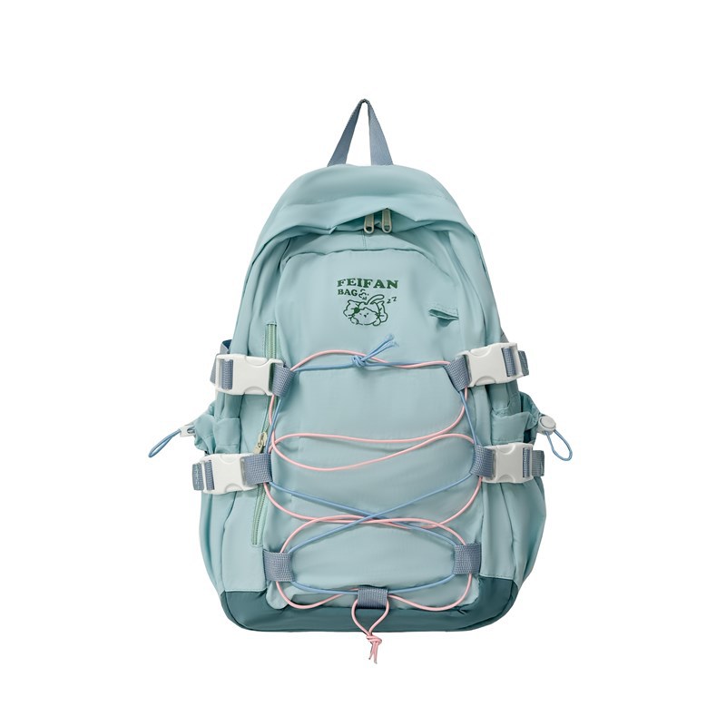 Backpack for girls 2024, large capacity, casual and versatile, Korean version student school bag, junior high school and senior high school travel backpack Item Picture