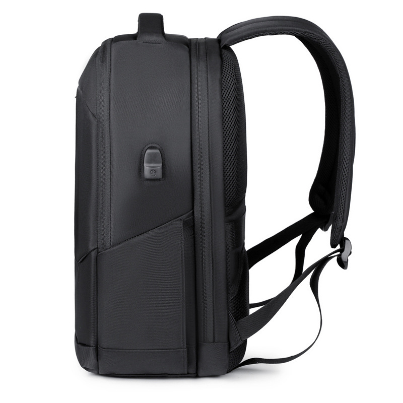 Men's business casual backpack, large-capacity multi-functional backpack for work and business trips, USB charging shockproof computer bag details Picture