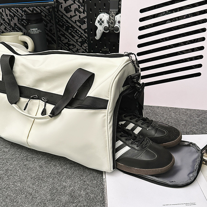 Cross-border yoga and fitness bags, dry and wet separation swimming bags, sports bags, short travel bags, large-capacity carry-on luggage bags details Picture