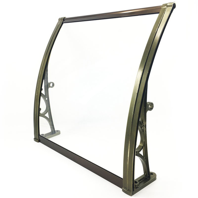 Wholesale of aluminum alloy frame canopies, outdoor rain shelters, eaves, rain shelters, sunshades, and polycarbonate sheet support frames for projects details Picture