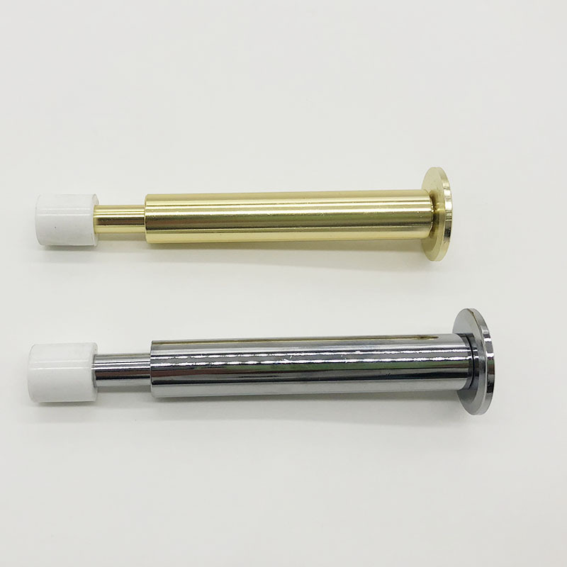 Wholesale solid long strip door top, household hardware tools, door stop accessories, extended and thickened copper door stoppers Specification drawing