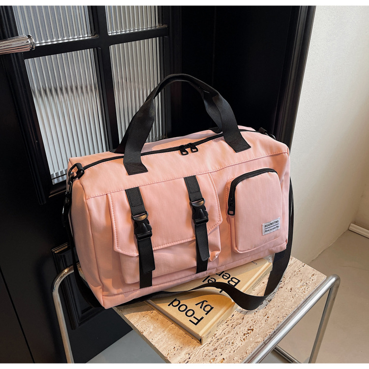 New cross-border fitness bag with dry and wet separation, travel bag, men's large-capacity waterproof luggage bag, hand-held swimming storage bag full figure