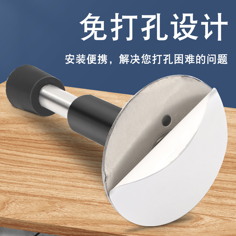 New type of anti-collision door stopper without drilling, door and rear door stopper, anti-theft door, door collision main door, extended door top for entrance door Application Scenario