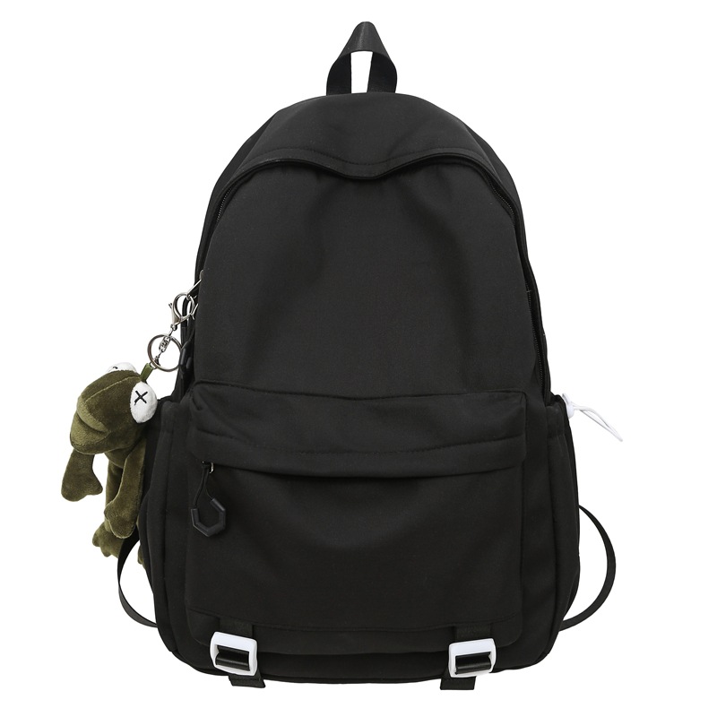 Casual schoolbag for male college students, simple and trendy backpack for men, fashionable and trendy for going out, lightweight travel backpack for women Item Picture