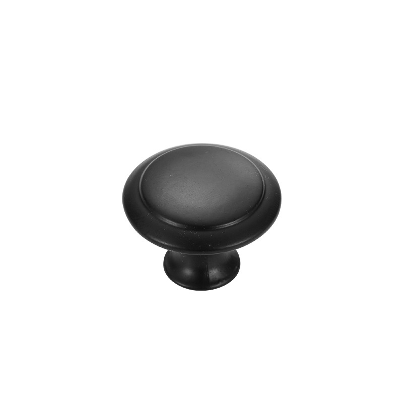 Stainless steel single-hole small handle, metal round mushroom head, TV cabinet, shoe cabinet, kitchen cabinet drawer door, zinc alloy handle Item Picture