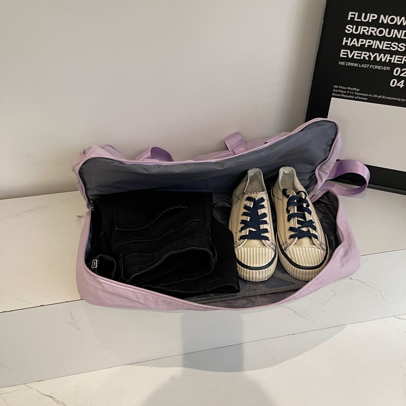 New short-distance business travel bag, handbag, large-capacity women's fitness luggage bag, portable yoga bag for sports storage Specification drawing