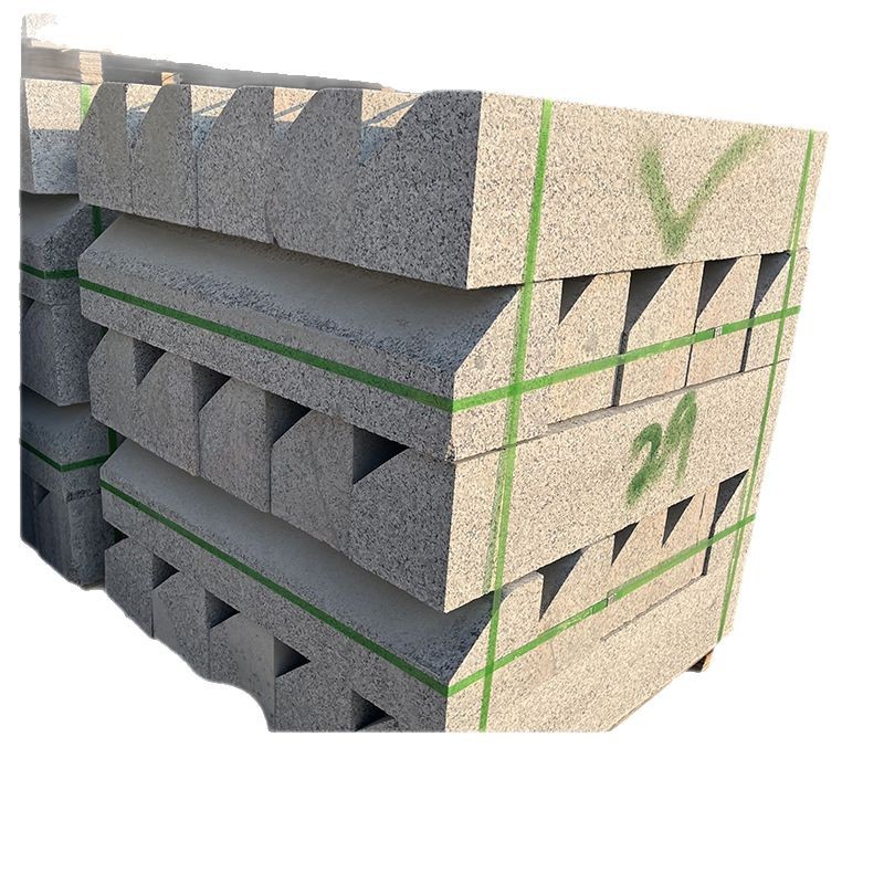Sesame grey curbstone, granite curb stone, beveled curbstone, municipal engineering marble curb stone Item Picture