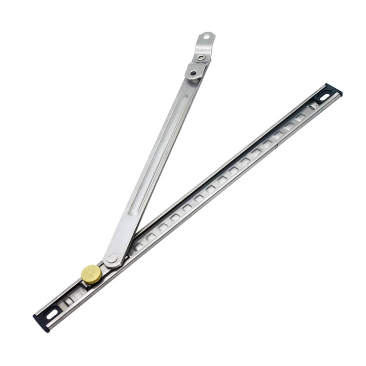 304 stainless steel plastic steel aluminum alloy window casement window wind brace limit device, two-link inward-opening and inward-tilting window support rod Item Picture