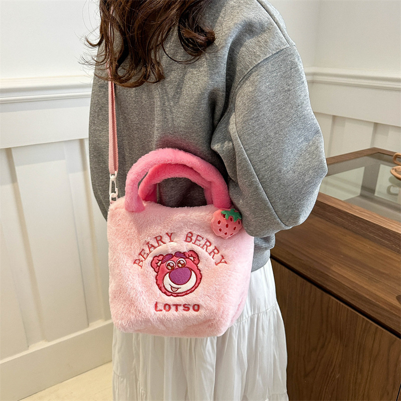 New cartoon Toy Story hand-held crossbody bag, Sanrio claw doll coin purse, factory direct sale Specification drawing