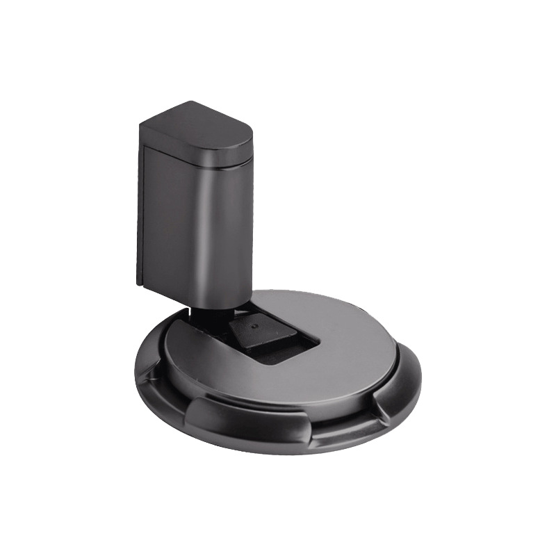 Mechanically pull the door to the super strong windproof door stop. Push it to lock and then push it to unlock. No need for drilling, invisible door collision resistance Item Picture