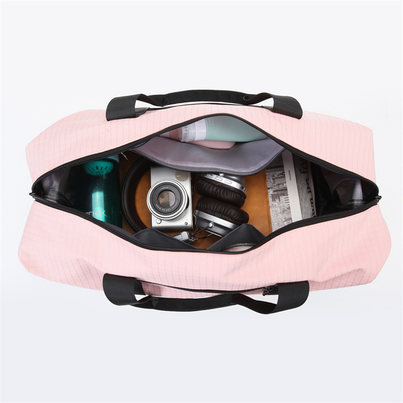 Short-distance travel bags with dry and wet separation, casual fitness bags, independent shoe compartments, handbags with handles, business trip luggage bags Specification drawing