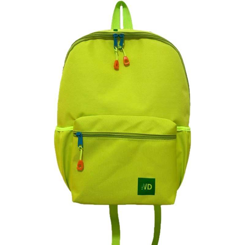 New fashionable backpack for female college students, 2025 Korean version, color-blocking backpack for girls and children, junior high school and senior high school students Item Picture