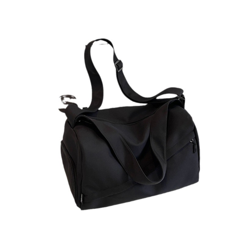 Outdoor large-capacity travel canvas bag 2024 new lightweight, casual and fitness bag, fashionable and versatile boarding storage bag Item Picture