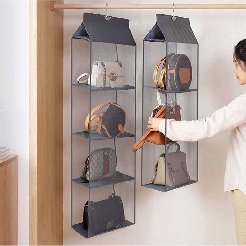 Manufacturer wholesale bag storage hanging bags, wardrobe hanging bags, door rear storage racks, household wardrobe storage hanging bags full figure