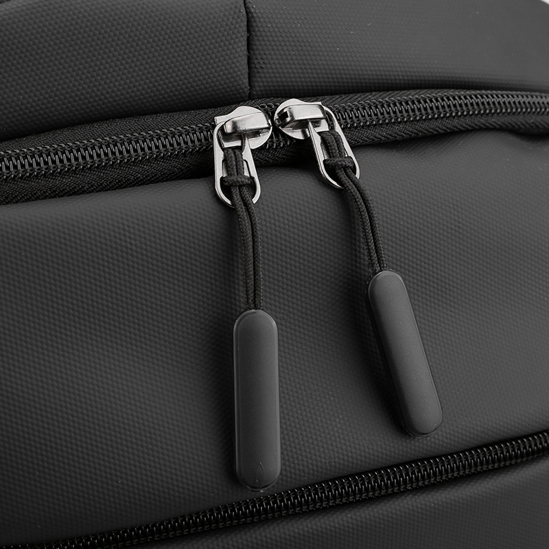 【 Customized 】 Cross-border computer backpack, men's high-end backpack, Black large-capacity schoolbag Backpack Specification drawing