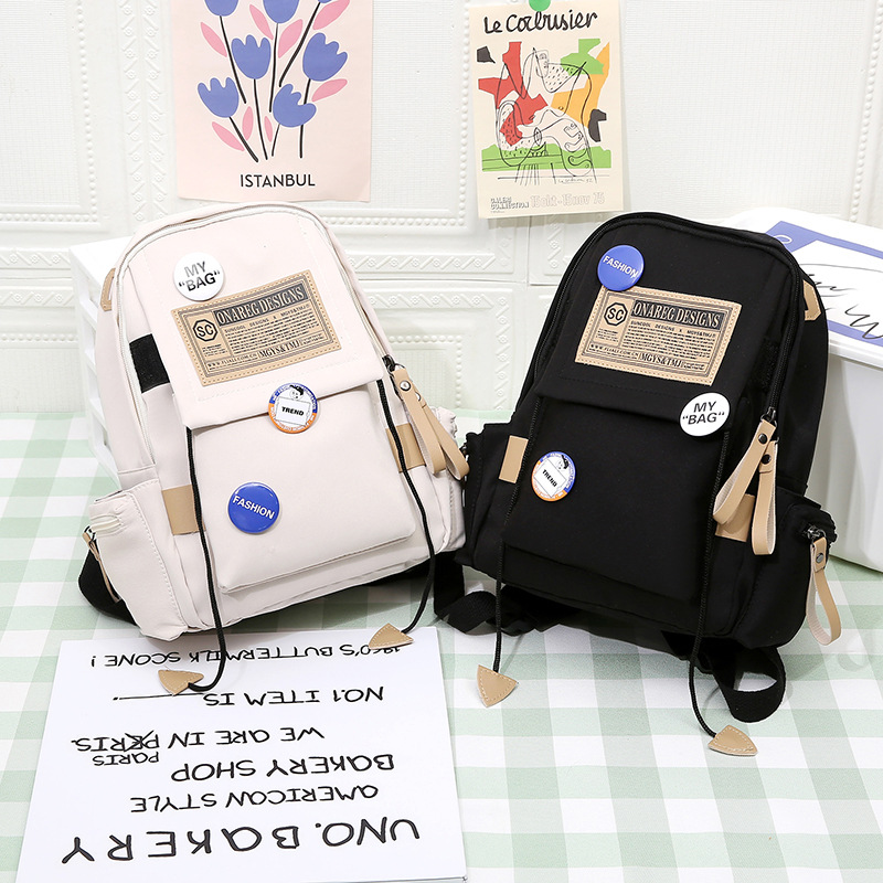 New children's schoolbags, Korean version kindergarten backpacks, cross-border large-capacity fashionable campus backpacks, wholesale study kits full figure