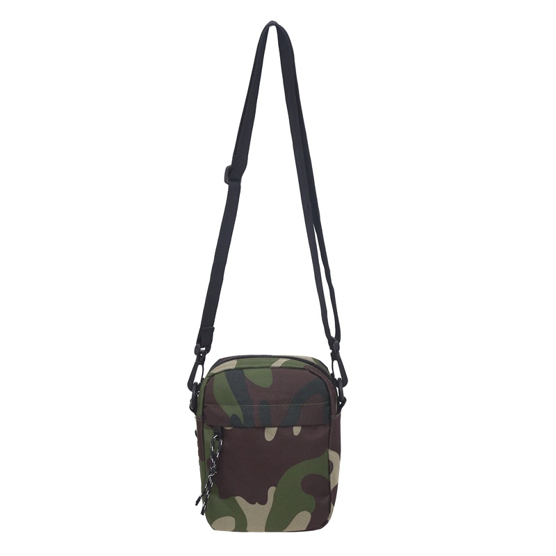 Outdoor military enthusiast tactical camouflage small bag, men's and women's functional single-shoulder backpack, military enthusiast single-shoulder bag, crossbody bag, trendy mobile phone bag Item Picture