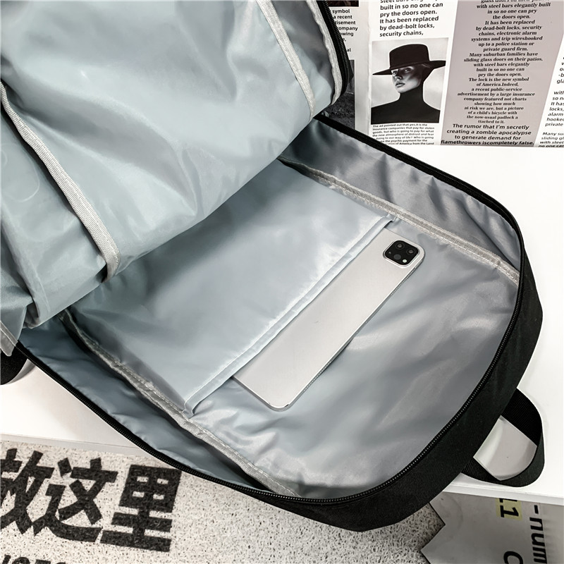 New trendy brand backpacks for male college students, ins Japanese high school schoolbags, large-capacity computer travel backpacks for women Application Scenario