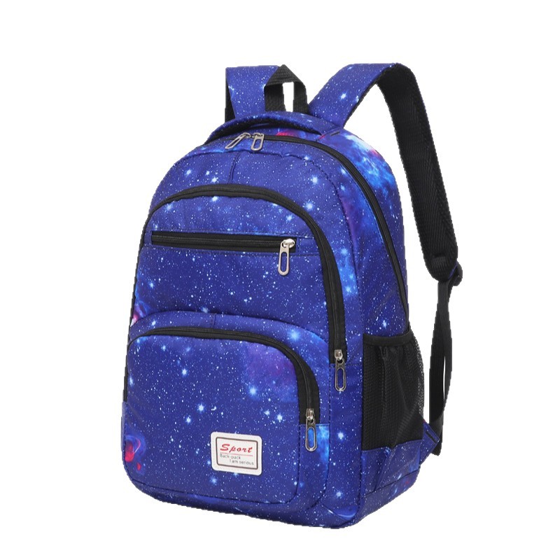 New product release: Starry Sky Edition middle school schoolbag, large capacity water-resistant backpack for primary school students, cross-border delivery Item Picture