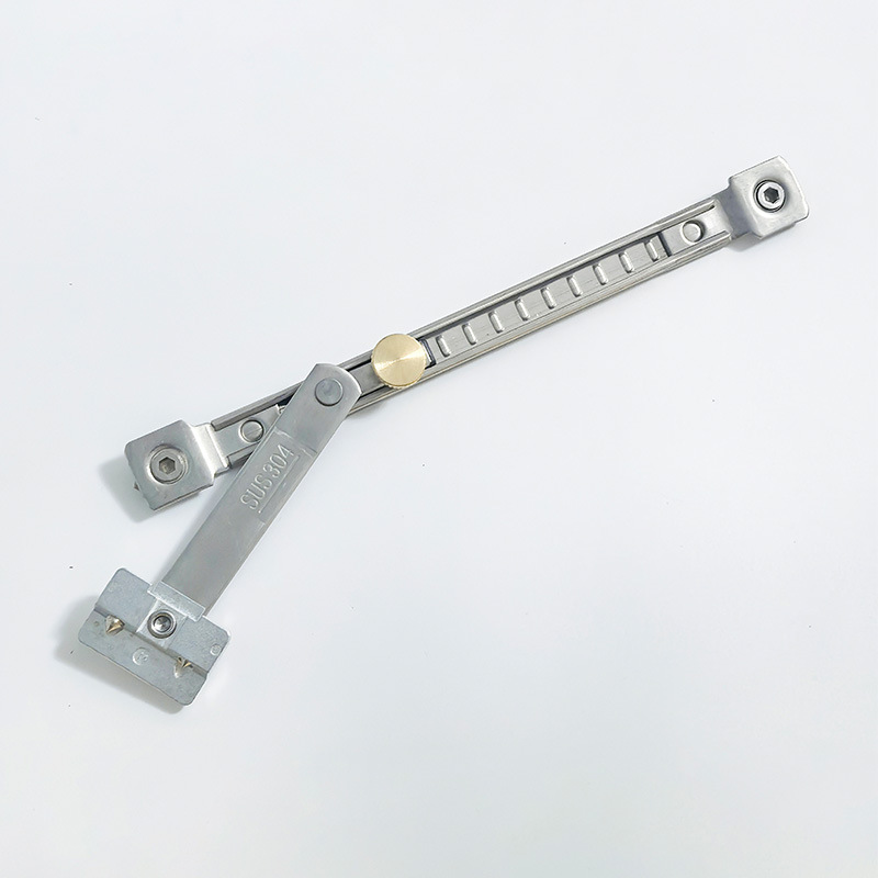 Factory wholesale 13.5-point stainless steel two-bar linkage (6-14 inches) window fixing wind braces without drilling details Picture