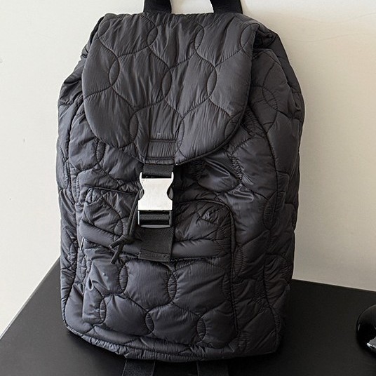 The new cotton-padded jacket bag for autumn and winter is a trendy embroidered thread, fashionable and versatile. It's a unisex backpack with a large capacity and a cool schoolbag full figure