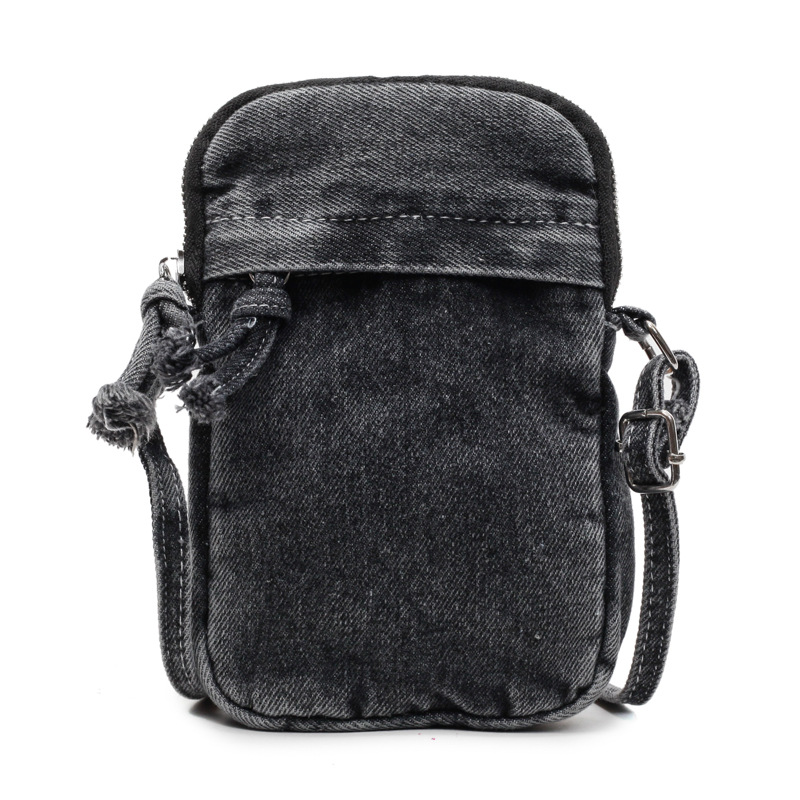 The new Japanese-style simple single-shoulder bag for 2025, a washable denim versatile crossbody bag, is fashionable, casual and lightweight. It's a trendy phone bag Item Picture