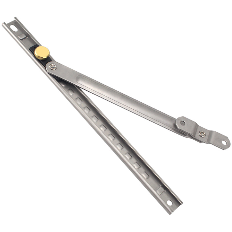 Wholesale of 304 stainless steel top-hung broken bridge aluminum window limiters, anti-fall brackets, casement window supports and wind supports directly supplied by the factory Item Picture