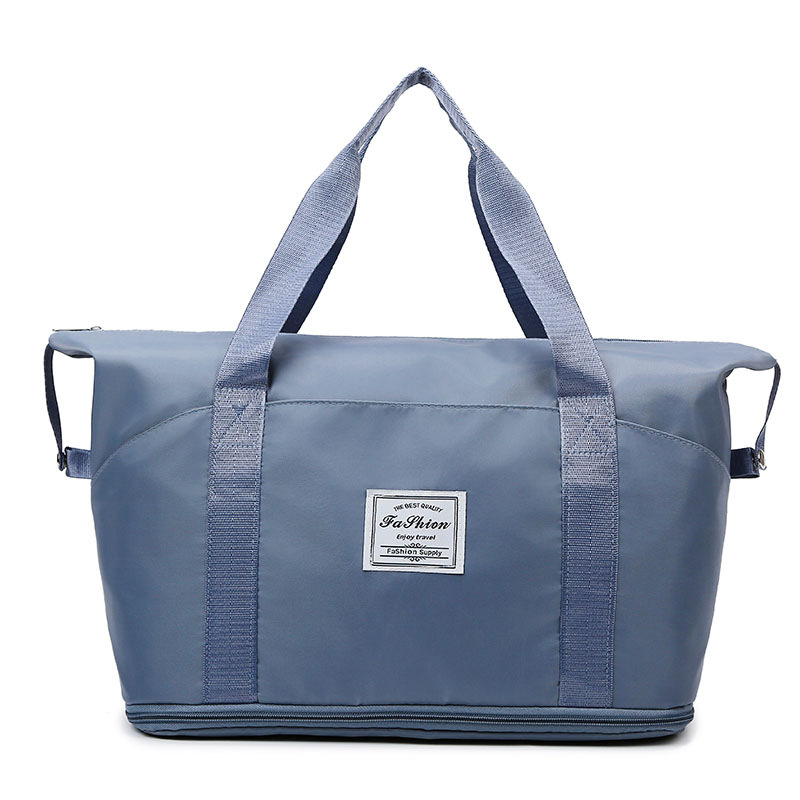 New large-capacity casual travel bags with dry and wet separation, hand-held shoulder bags, boarding bags, yoga and fitness luggage bags, batch Item Picture