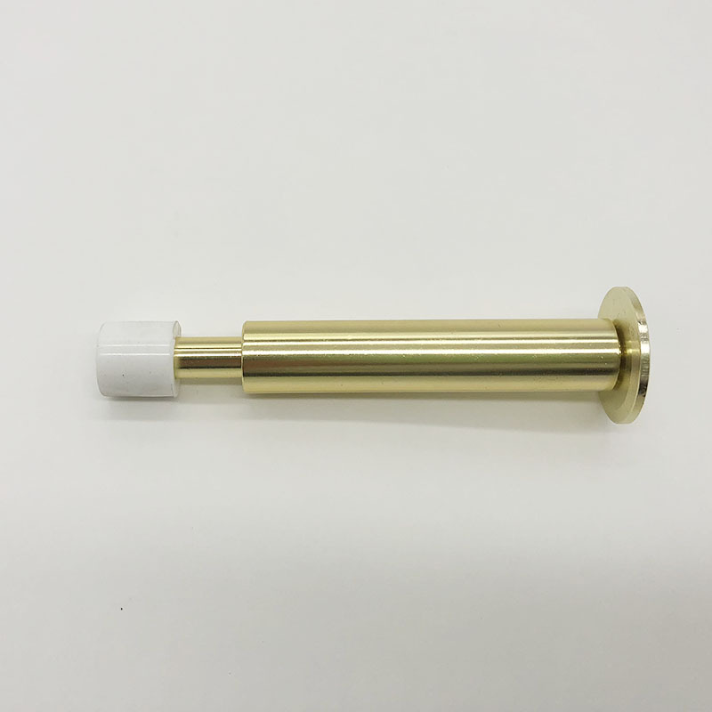 Wholesale solid long strip door top, household hardware tools, door stop accessories, extended and thickened copper door stoppers Application Scenario