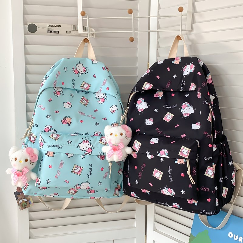 Japanese-style cute cartoon schoolbag for girls, backpack for junior high school and primary school students, large-capacity backpack, travel schoolbag details Picture