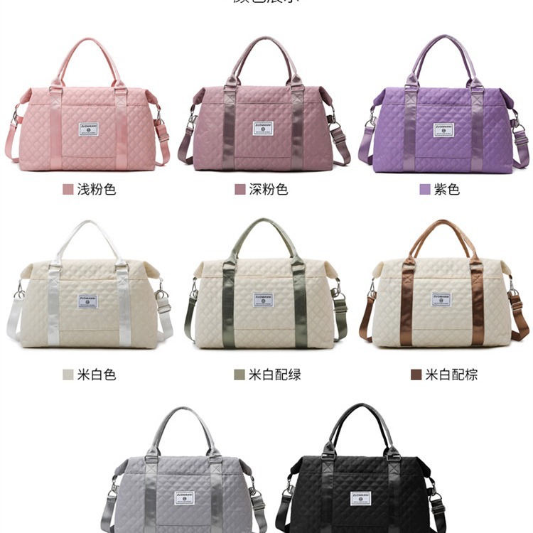 Customized travel bags can be printed with logos, large-capacity expandable storage bags, simple dry-wet separation bags that can be worn with pull handles, and fitness bags details Picture