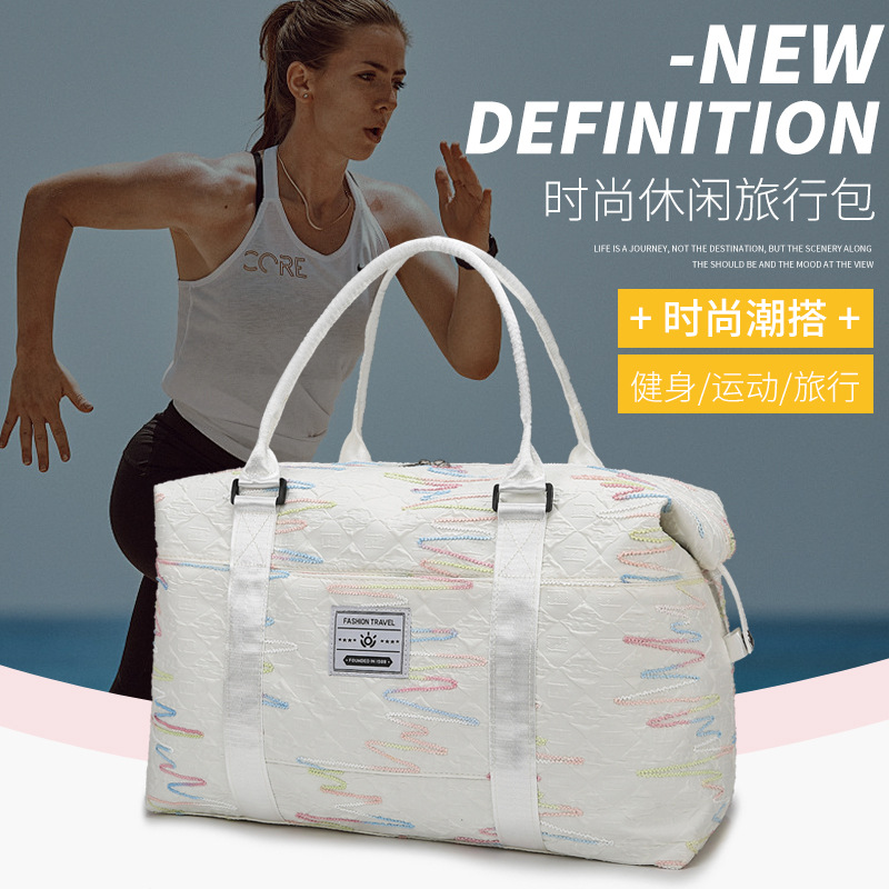 New cross-border travel bags, portable maternity bags, large-capacity handbags, short-distance dry-wet separation sports and fitness bags full figure